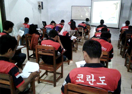 kelas bahasa korea korando